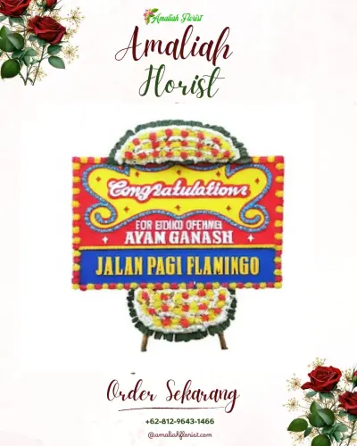 Bunga Papan Congratulation di Pasir Gintung